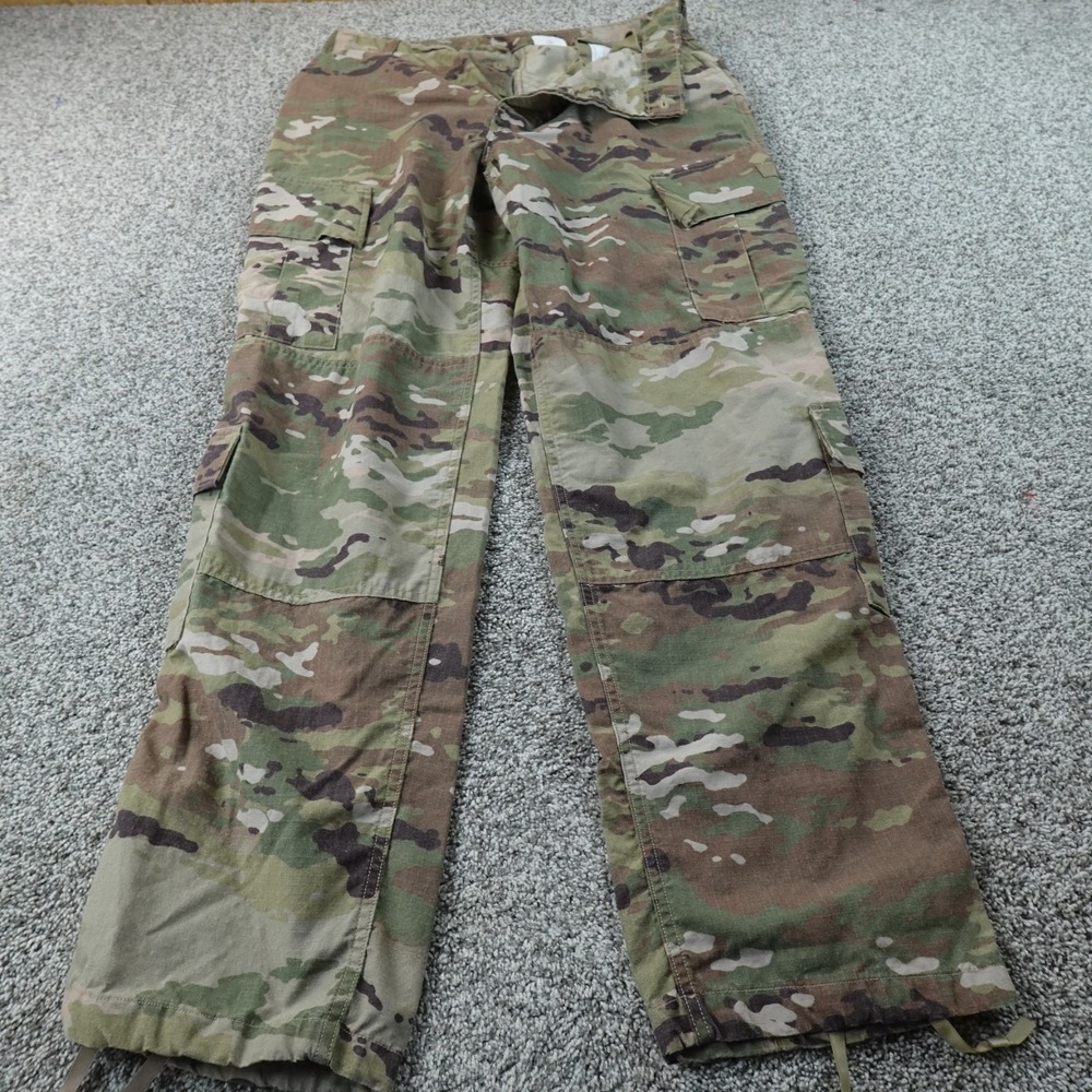 Military Pants Mens L Multicam OCP Camo Cargo FR Army Combat Uniform Trouser